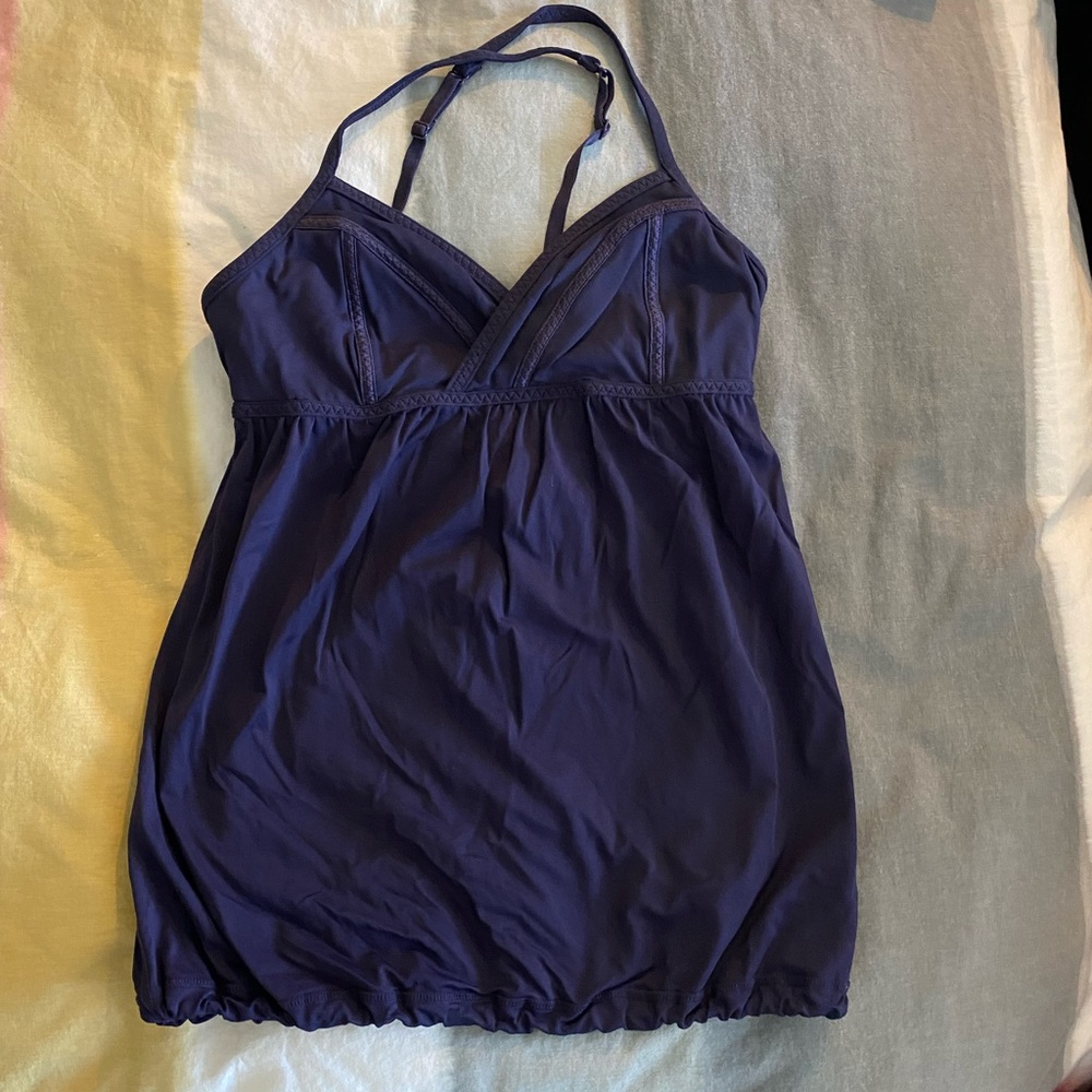 Lululemon Athletica deep purple racer back v neck tank 6